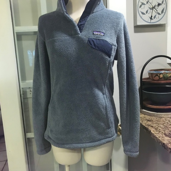 Patagonia shadow blue Re-tool snap T fleece pullover - Picture 11 of 16